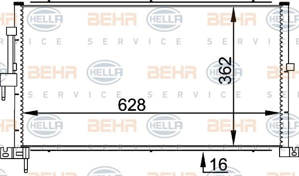 Hella 8FC 351 318-311 Cooler Module 8FC351318311