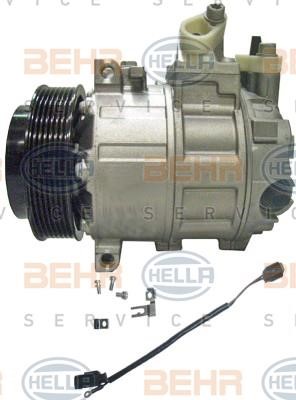 Hella 8FK 351 322-921 Compressor, air conditioning 8FK351322921