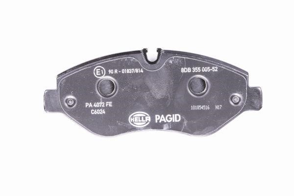 Brake pad set Hella 8DB 355 005-521