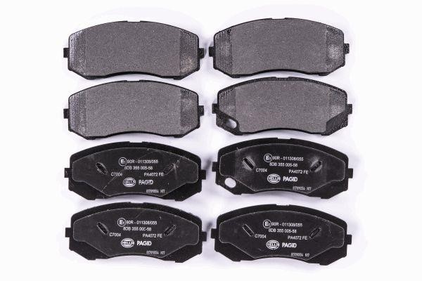 Hella 8DB 355 005-581 Brake pad set 8DB355005581 8DB355005581 Hella Brake pad set