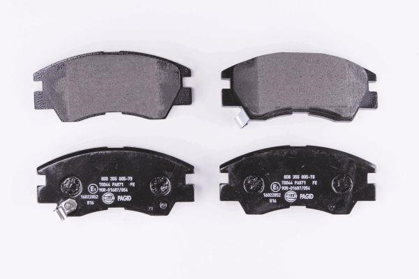 Hella 8DB 355 005-781 Brake Pad Set, disc brake 8DB355005781