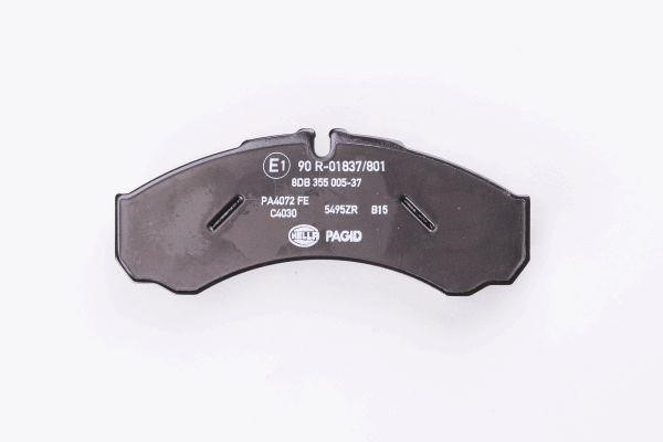 Brake pad set Hella 8DB 355 005-371