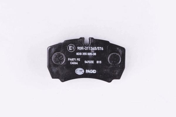 Brake pad set Hella 8DB 355 005-381