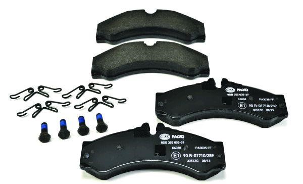 Hella 8DB 355 005-391 Brake pad set 8DB355005391 8DB355005391 Hella Brake pad set