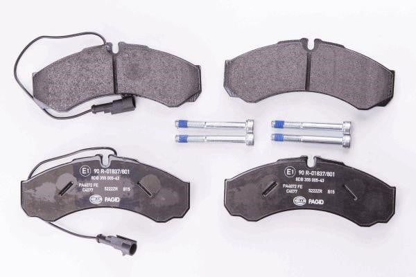 Hella 8DB 355 005-431 Brake Pad Set, disc brake 8DB355005431