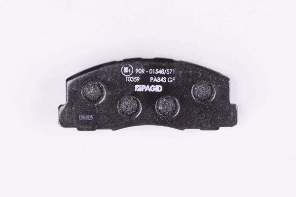 Brake Pad Set, disc brake Hella 8DB 355 006-221