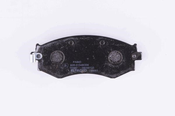 Brake Pad Set, disc brake Hella 8DB 355 006-421