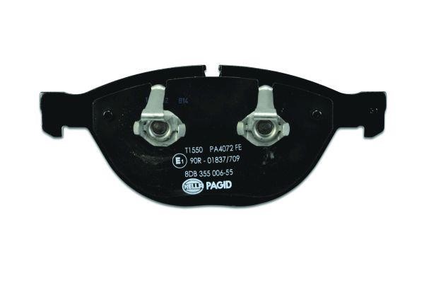 Brake pad set Hella 8DB 355 006-551