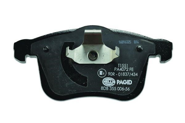 Brake Pad Set, disc brake Hella 8DB 355 006-561