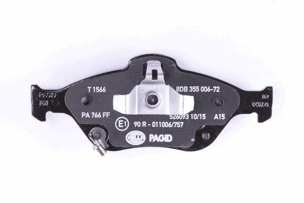 Brake pad set Hella 8DB 355 006-721