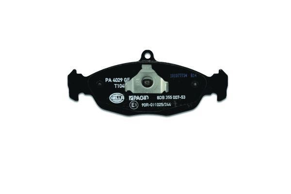 Brake Pad Set, disc brake Hella 8DB 355 007-531