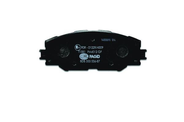 Brake pad set Hella 8DB 355 006-871