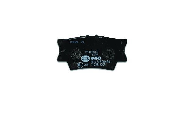 Brake pad set Hella 8DB 355 006-881