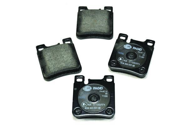 Hella 8DB 355 007-581 Brake Pad Set, disc brake 8DB355007581