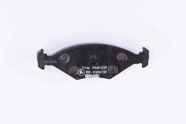 Brake Pad Set, disc brake Hella 8DB 355 008-371
