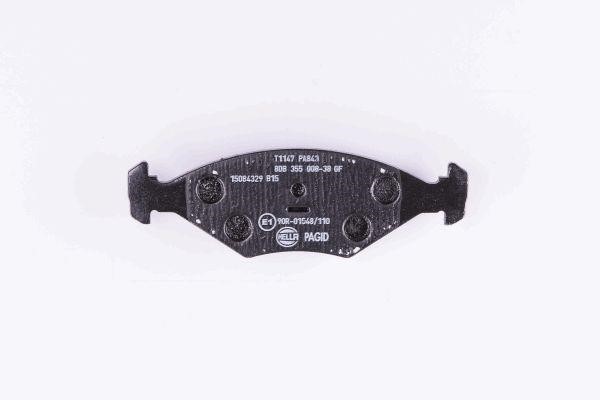 Brake Pad Set, disc brake Hella 8DB 355 008-381