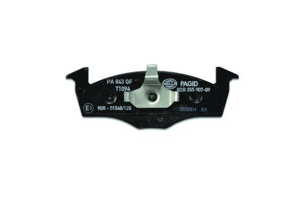 Brake pad set Hella 8DB 355 007-891