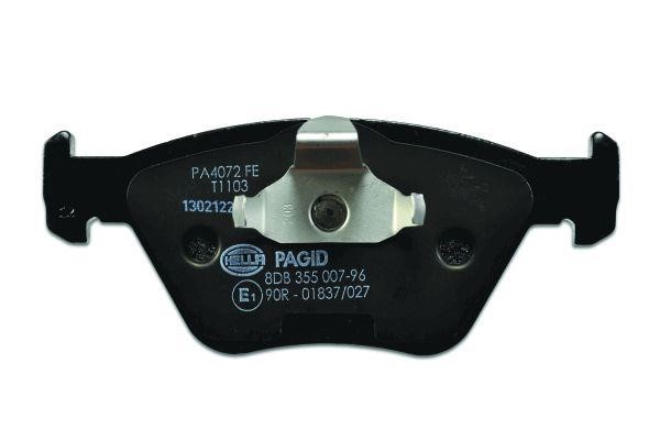 Brake Pad Set, disc brake Hella 8DB 355 007-961