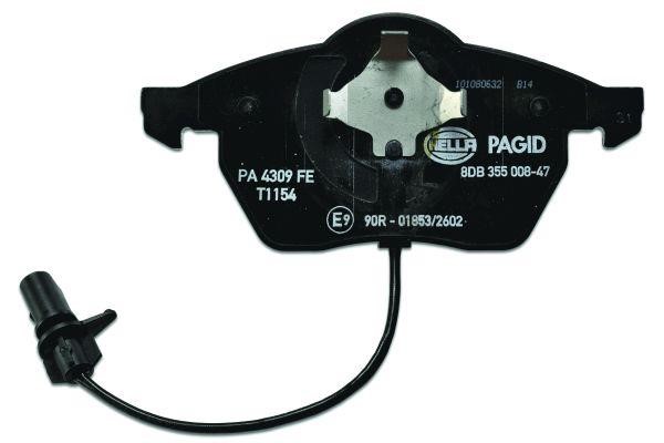 Brake pad set Hella 8DB 355 008-471