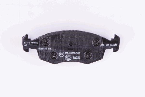 Brake pad set Hella 8DB 355 008-521
