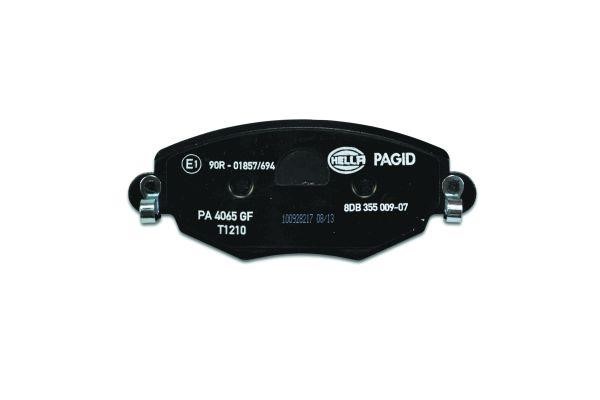 Brake pad set Hella 8DB 355 009-071