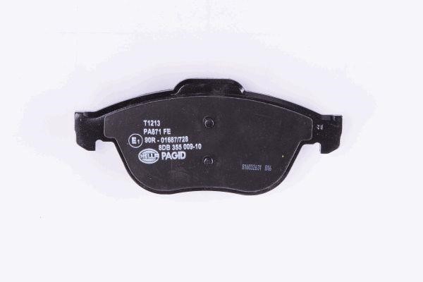 Brake pad set Hella 8DB 355 009-101