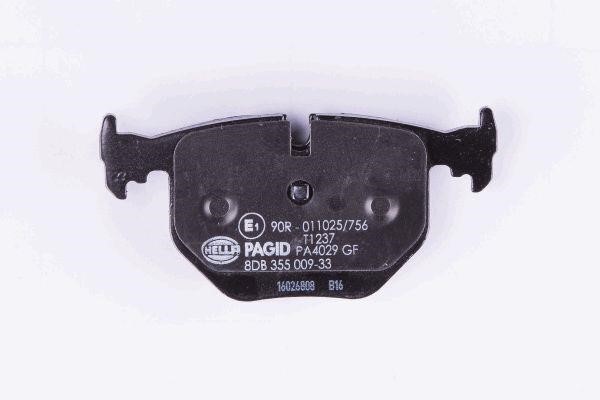 Brake pad set Hella 8DB 355 009-331