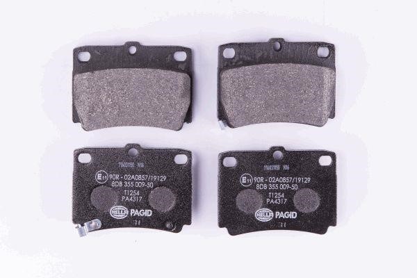 Hella 8DB 355 009-501 Brake Pad Set, disc brake 8DB355009501