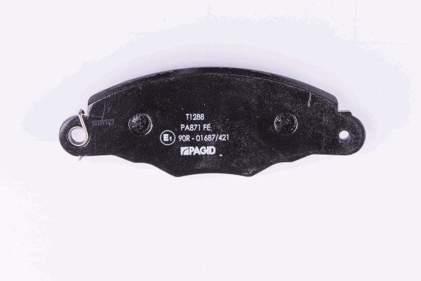 Brake pad set Hella 8DB 355 009-811