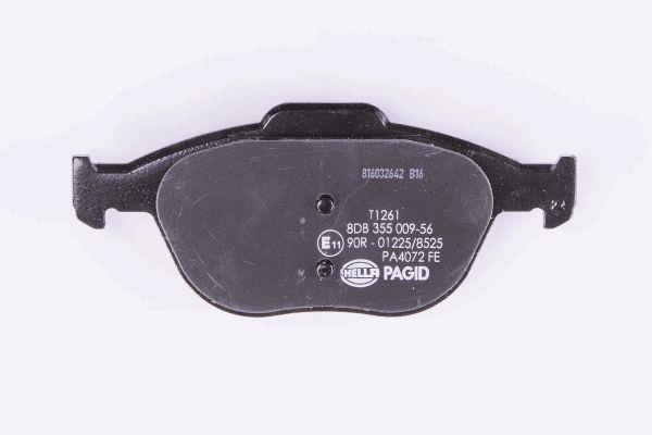 Brake Pad Set, disc brake Hella 8DB 355 009-561