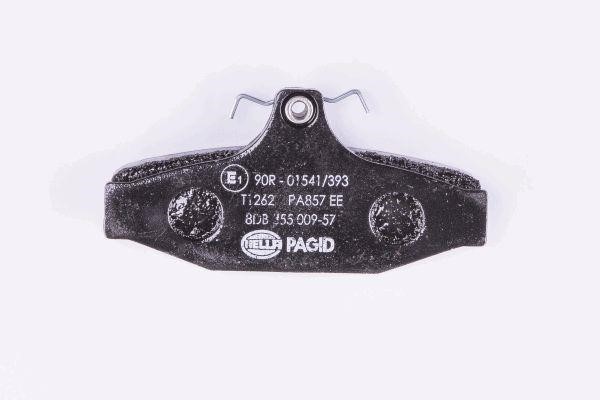 Brake Pad Set, disc brake Hella 8DB 355 009-571