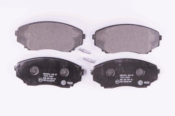 Brake pad Mazda E-Serie: 8DB355009641 Hella Brake pad set
