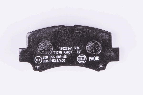 Brake pad set Hella 8DB 355 009-681