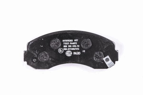 Brake pad set Hella 8DB 355 010-131
