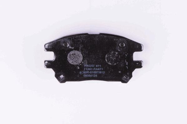 Brake Pad Set, disc brake Hella 8DB 355 010-441