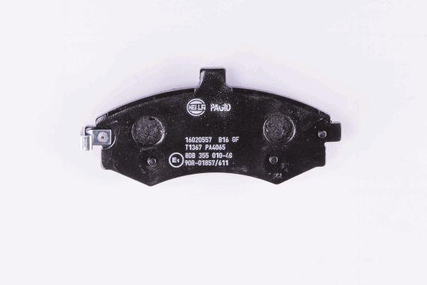 Brake pad set Hella 8DB 355 010-481