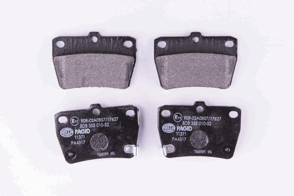 Hella 8DB 355 010-521 Brake Pad Set, disc brake 8DB355010521