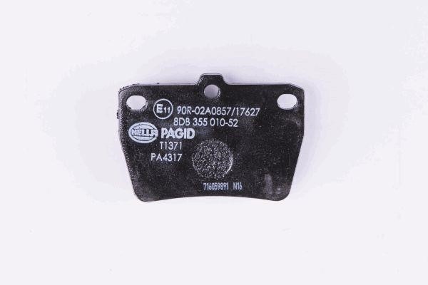 Brake pad set Hella 8DB 355 010-521
