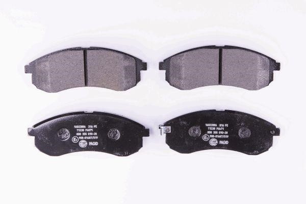 Hella 8DB 355 010-281 Brake Pad Set, disc brake 8DB355010281