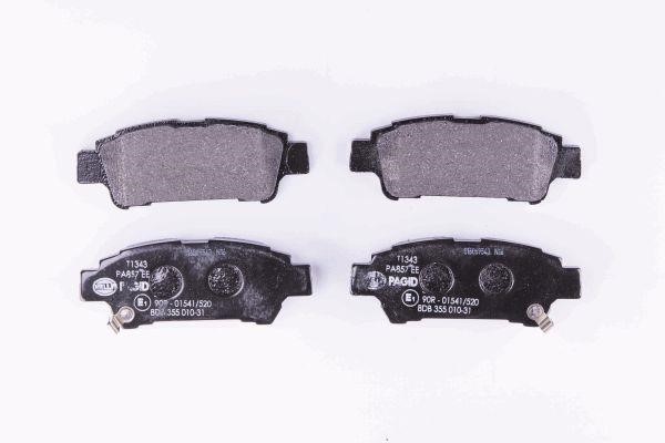Hella 8DB 355 010-311 Brake Pad Set, disc brake 8DB355010311