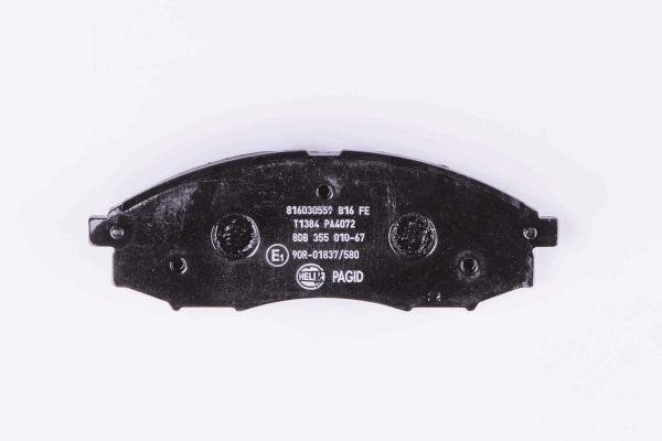 Brake pad set Hella 8DB 355 010-671