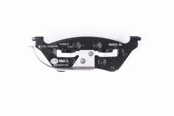 Brake pad set Hella 8DB 355 011-061
