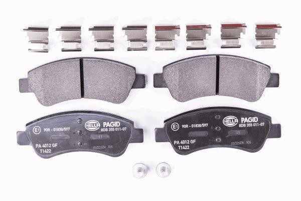 Hella 8DB 355 011-071 Brake Pad Set, disc brake 8DB355011071