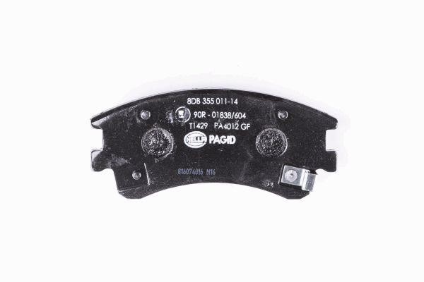 Brake pad set Hella 8DB 355 011-141