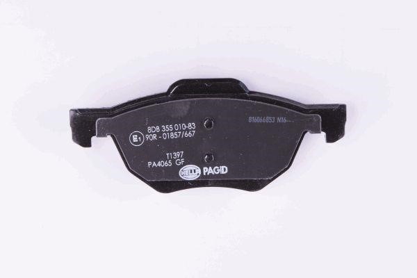 Brake pad set Hella 8DB 355 010-831
