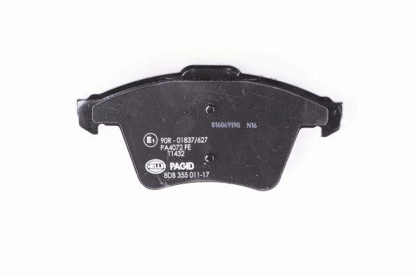 Brake pad set Hella 8DB 355 011-171