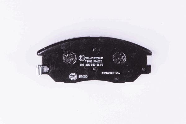 Brake Pad Set, disc brake Hella 8DB 355 010-861