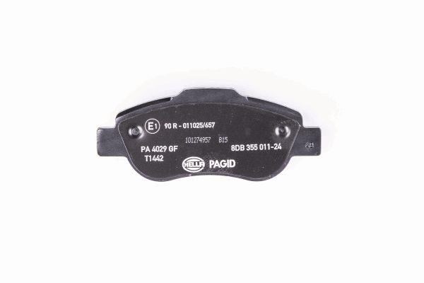 Brake pad set Hella 8DB 355 011-241