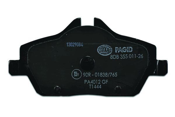 Brake pad set Hella 8DB 355 011-261