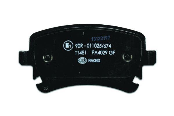 Brake pad set Hella 8DB 355 011-641